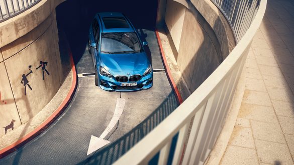 BMW 2er Gran Tourer Interieur von vorne oben