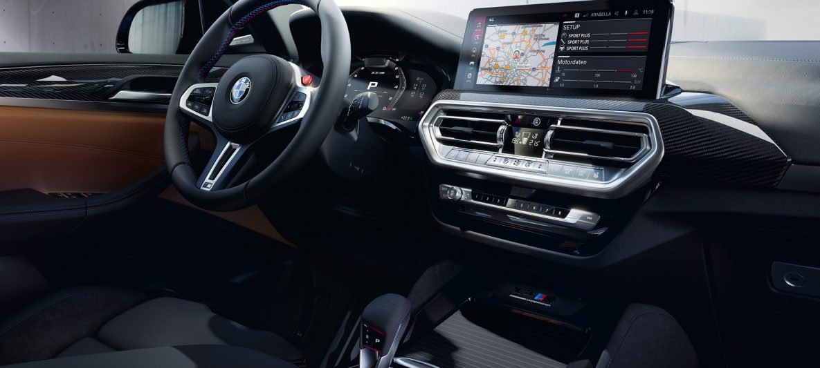 BMW X3 M Competition F97 LCI Facelift 2021 Cockpit Innenraum
