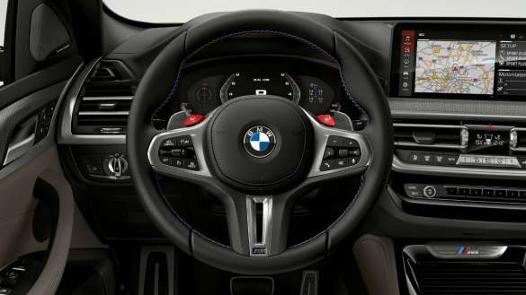 BMW X4 M F98 LCI Facelift 2021 M Servotronic Cockpit